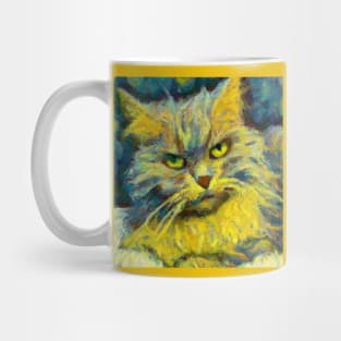 Portrait of Cat in Van Gogh's Style Mug